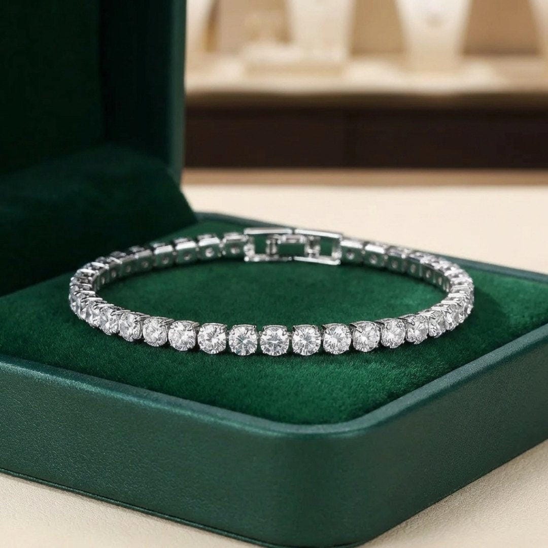 April - Classic Tennis Bracelet