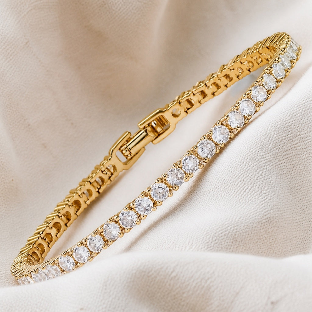 Imelda - Gold Tennis Bracelet