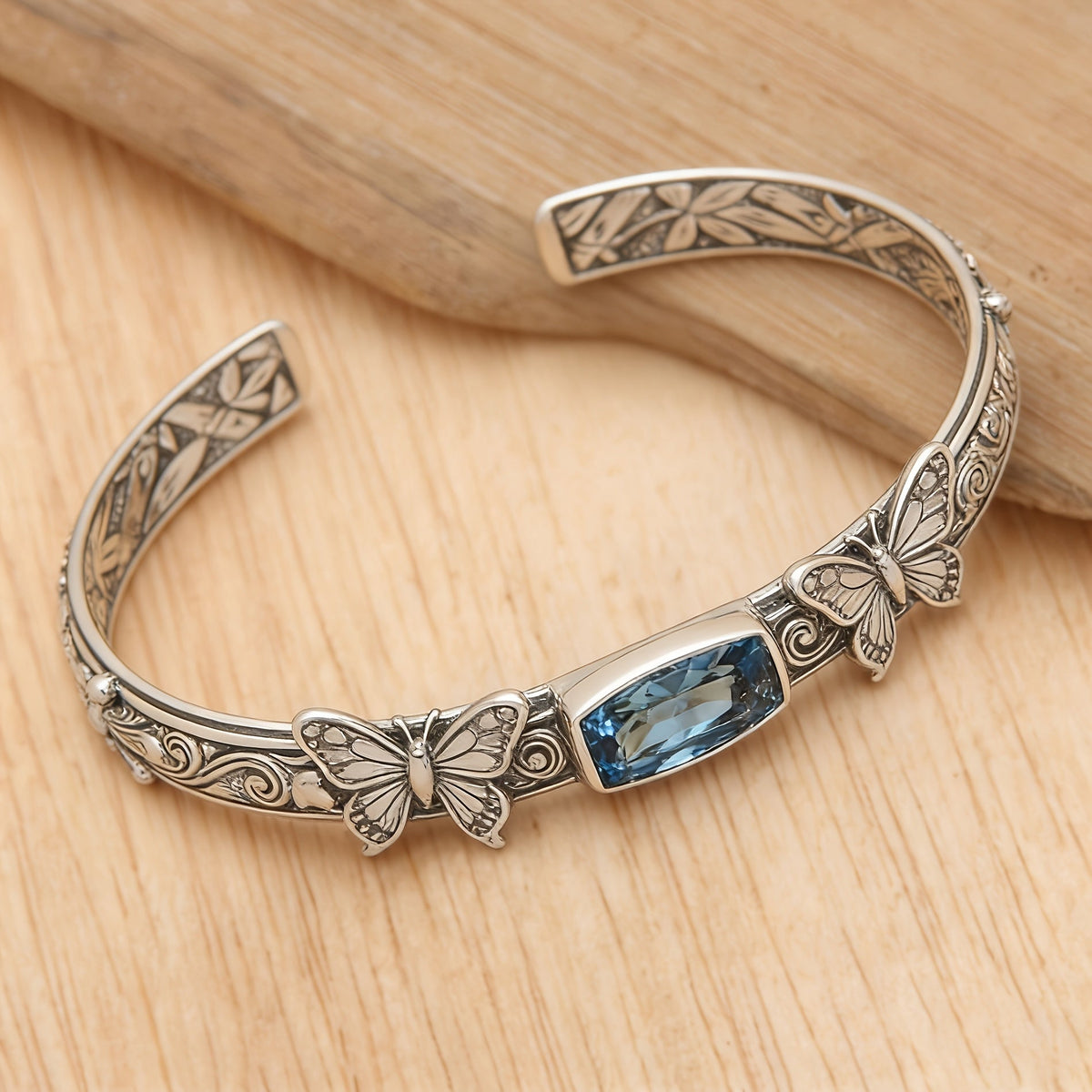 Lana - Butterfly Open Bangle