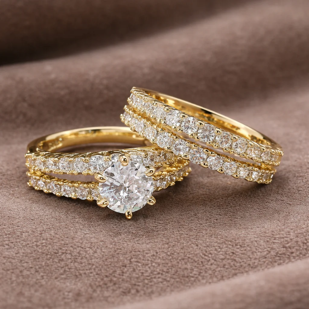 Georgette - Three Piece Ring Set