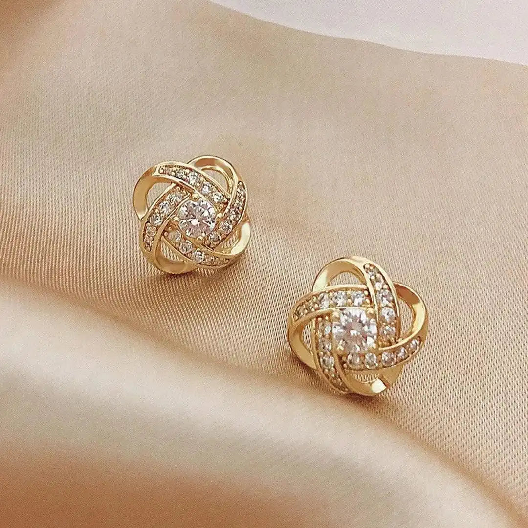 Ella - Knot Stud Earrings
