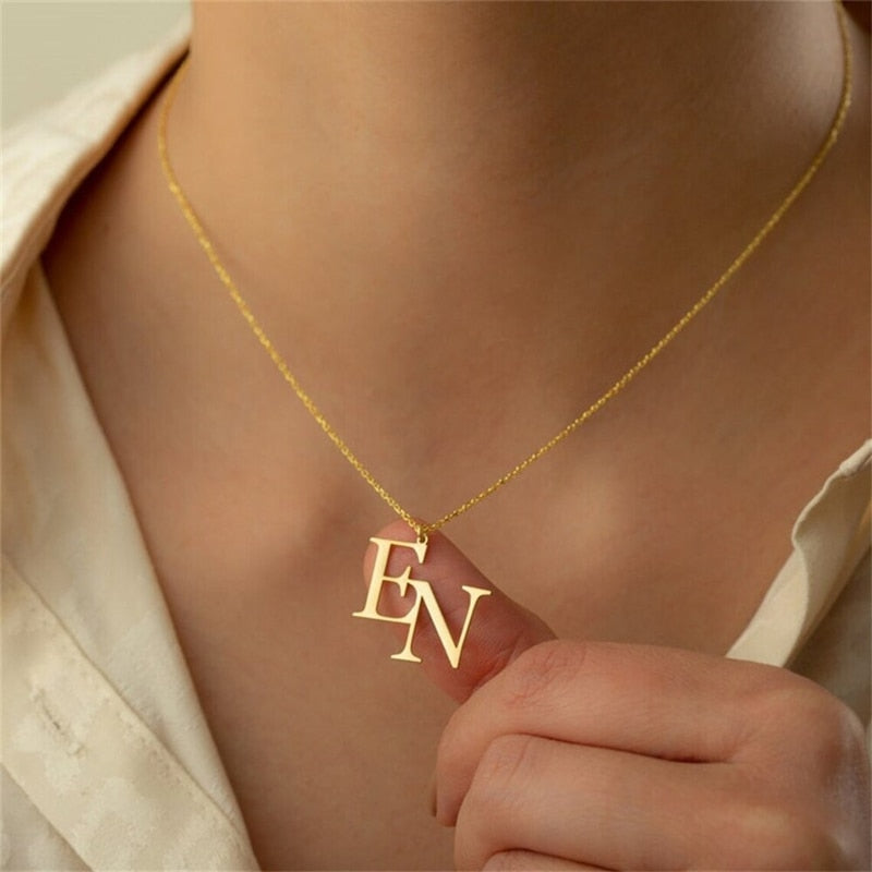 Sylvie - Two Initial Necklace