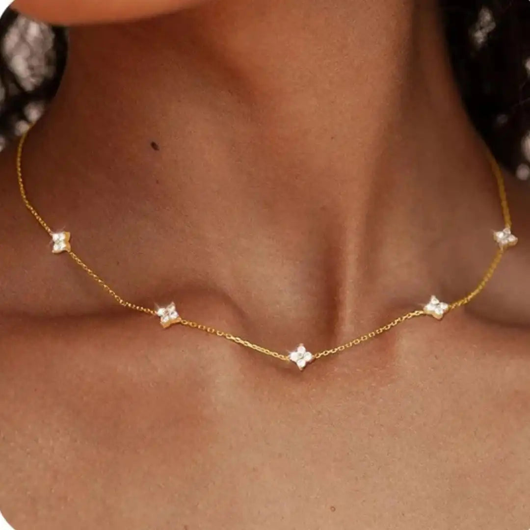 Charlene - Flower Station Necklace