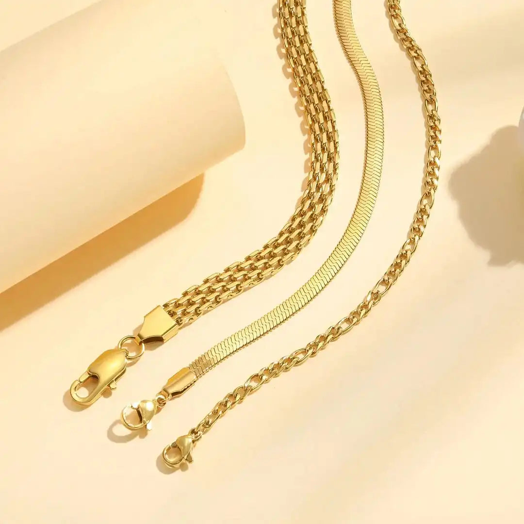 Candace - Gold and Pearl Style Stacking Set