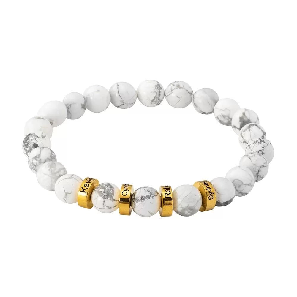 Tara - Custom Name Bead Bracelet