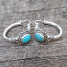 Joy - Vintage Turquoise Blue Earrings