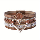 Marilyn - Layered Cord Heart Bracelet