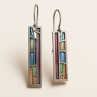 Irene - Color Block Rectangle Earrings