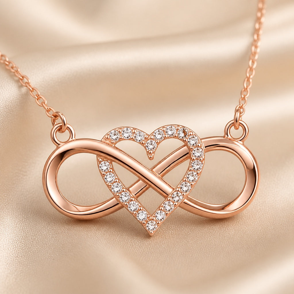 Estelle - Infinity Heart Necklace