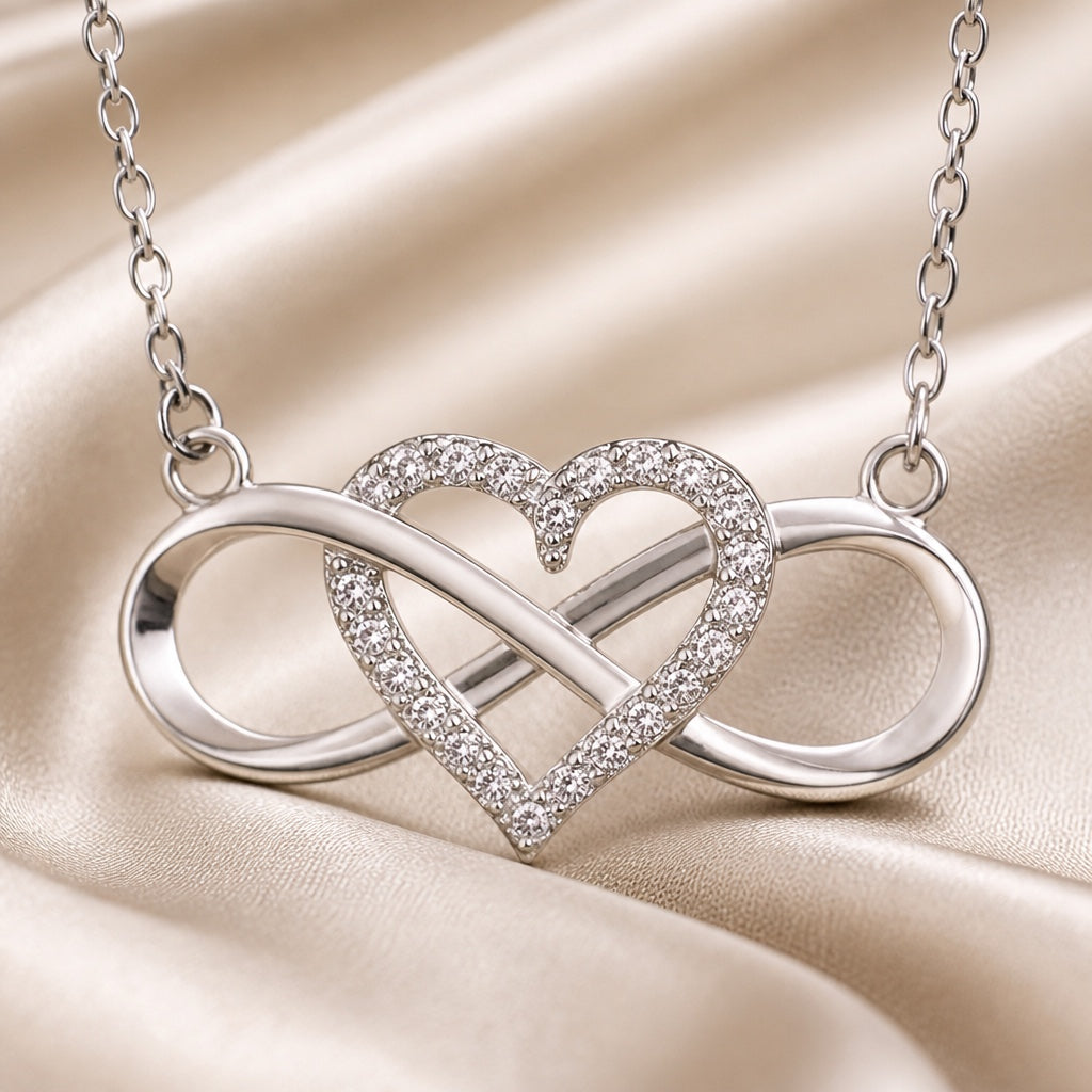 Estelle - Infinity Heart Necklace