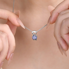 Megan - Birthstone Mom Necklace with Kid Charms