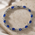 Gail - Blue Stone Station Bracelet