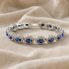 Fern - Oval Blue Stone Bracelet