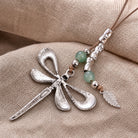 Lenore - Dragonfly Cord Necklace