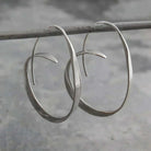 Esther - Open Spiral Drop Earrings