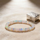 Lois - Iridescent Bead Stretch Bracelet