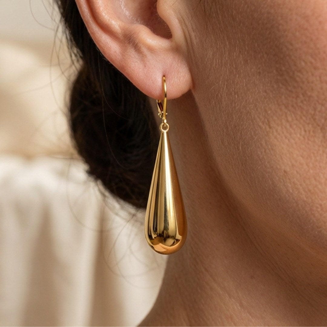 Simone - Long Teardrop Earrings