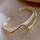 Alberta - Wave Cuff Bracelet