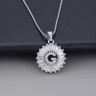 Joyce - Round Initial Pendant Necklace