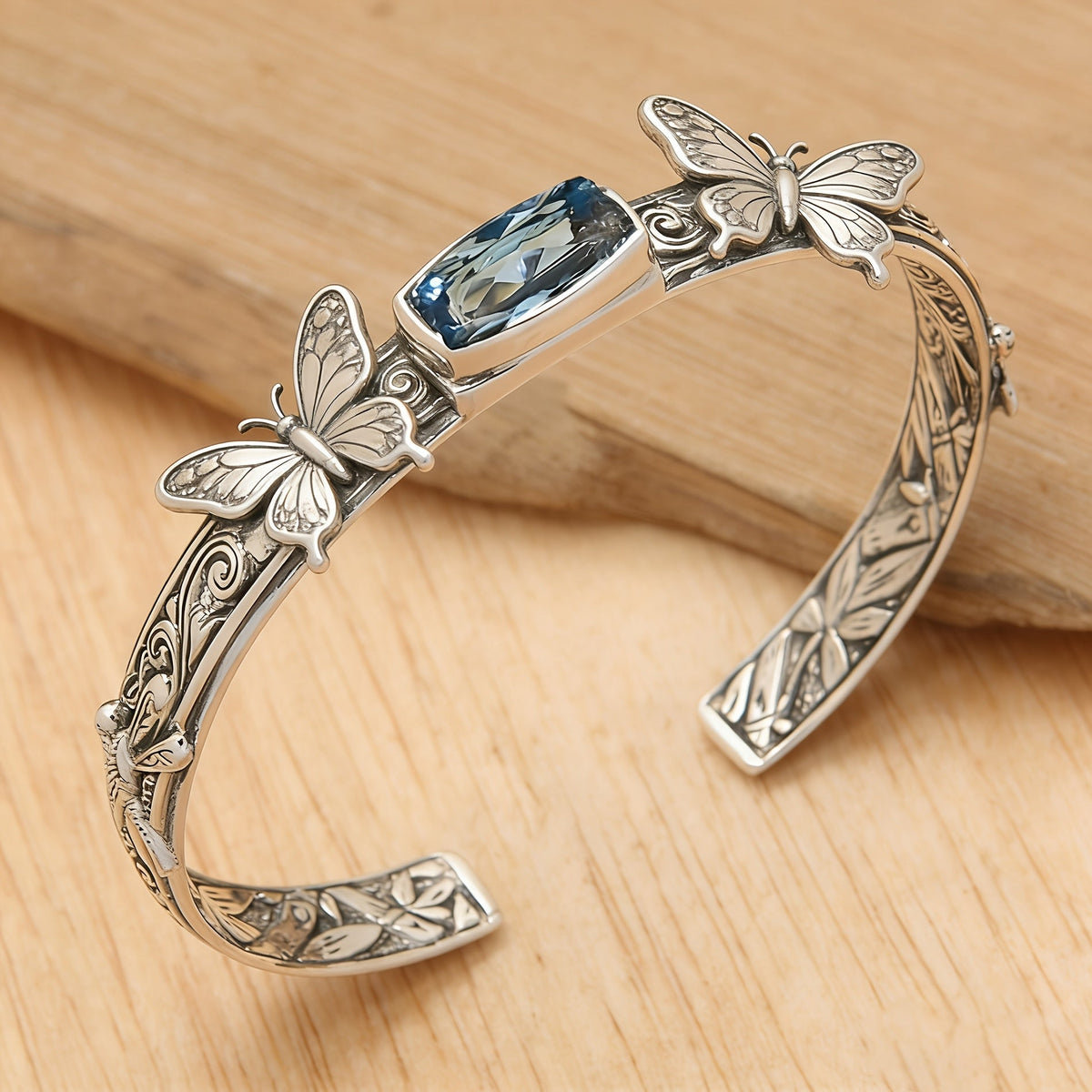 Lana - Butterfly Open Bangle