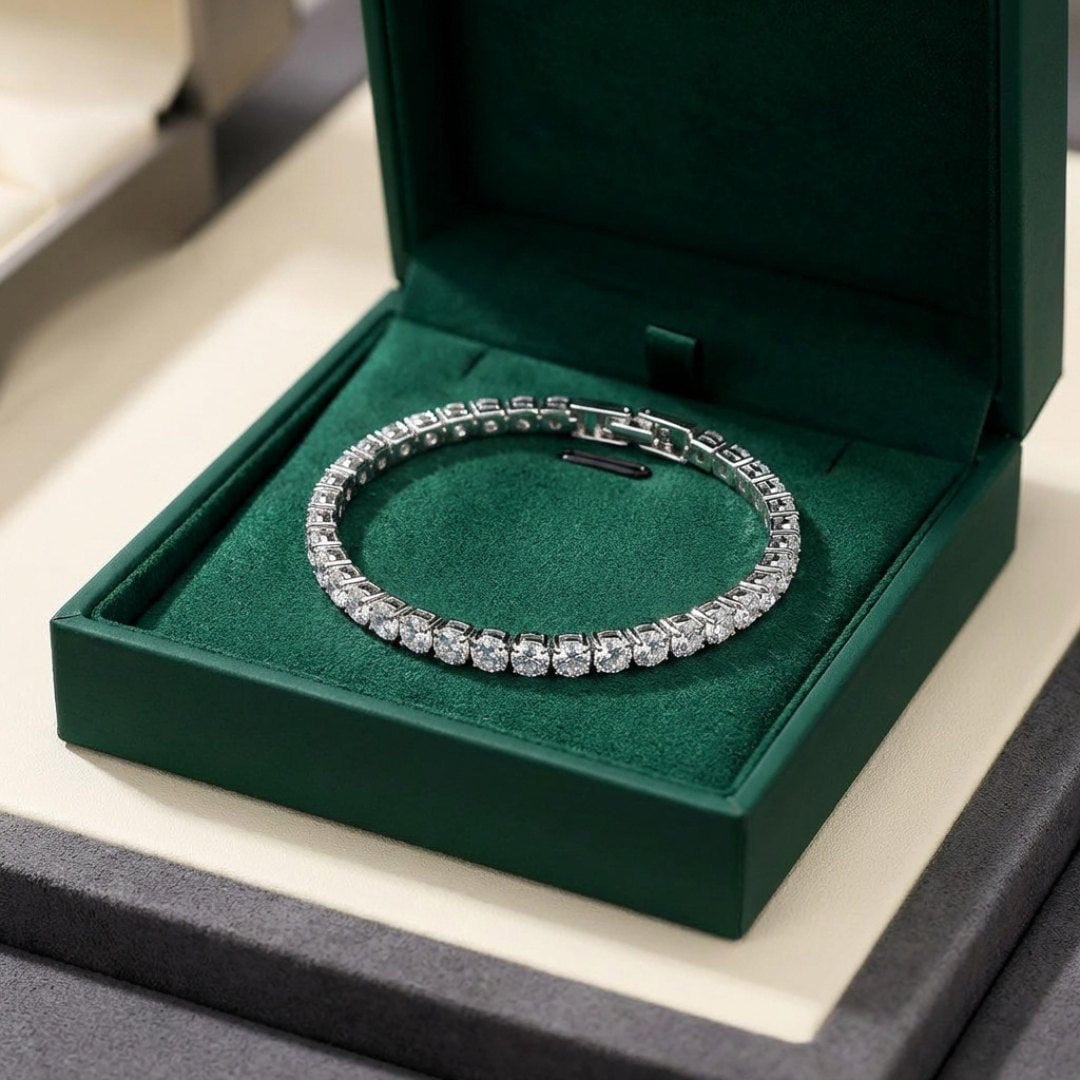April - Classic Tennis Bracelet