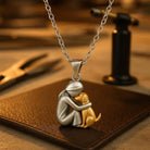 Winnie - Dog Hug Pendant Necklace