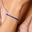 Belinda - Blue Stone Tennis Bracelet