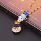 Penny - Garden Teacup Charm Necklace