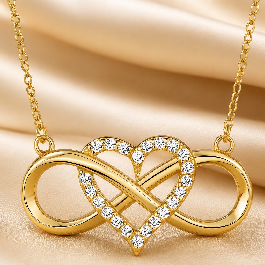 Estelle - Infinity Heart Necklace