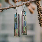 Irene - Color Block Rectangle Earrings