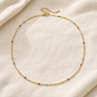 Colleen - Rainbow Dainty Choker Necklace