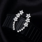 Ilse - Flower Cluster Climber Earrings