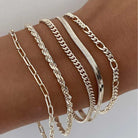 Dawn - Five Piece Chain Bracelet Set