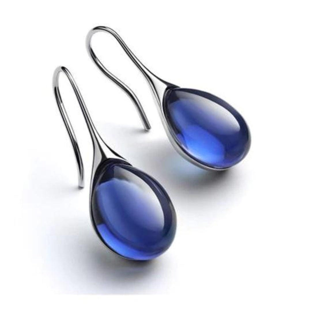Patricia - Minimalist Stone Drop Earrings