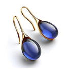 Patricia - Minimalist Stone Drop Earrings