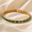 Selena - Green Stone Statement Bracelet