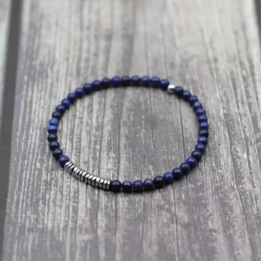 Sonia - Slim Stone Bead Stretch Bracelet