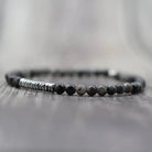 Sonia - Slim Stone Bead Stretch Bracelet