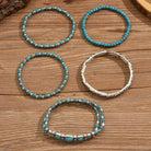 Lavinia - Turquoise Blue Layered Bead Set