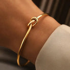 Christine - Knot Bangle Bracelet
