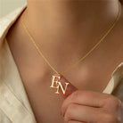 Sylvie - Two Initial Necklace
