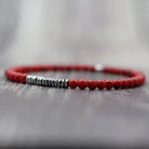Sonia - Slim Stone Bead Stretch Bracelet