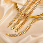 Alison - Gold Sparkle Bracelet Set
