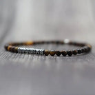 Sonia - Slim Stone Bead Stretch Bracelet
