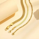 Candace - Gold and Pearl Style Stacking Set