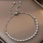 Della - Adjustable Square Stone Bracelet