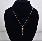 Gina - Gold Drop Pendant Necklace