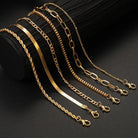 Angela - Six Piece Chain Bracelet Set