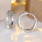 Sandra - Crossed Hoop Earrings