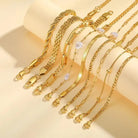 Candace - Gold and Pearl Style Stacking Set